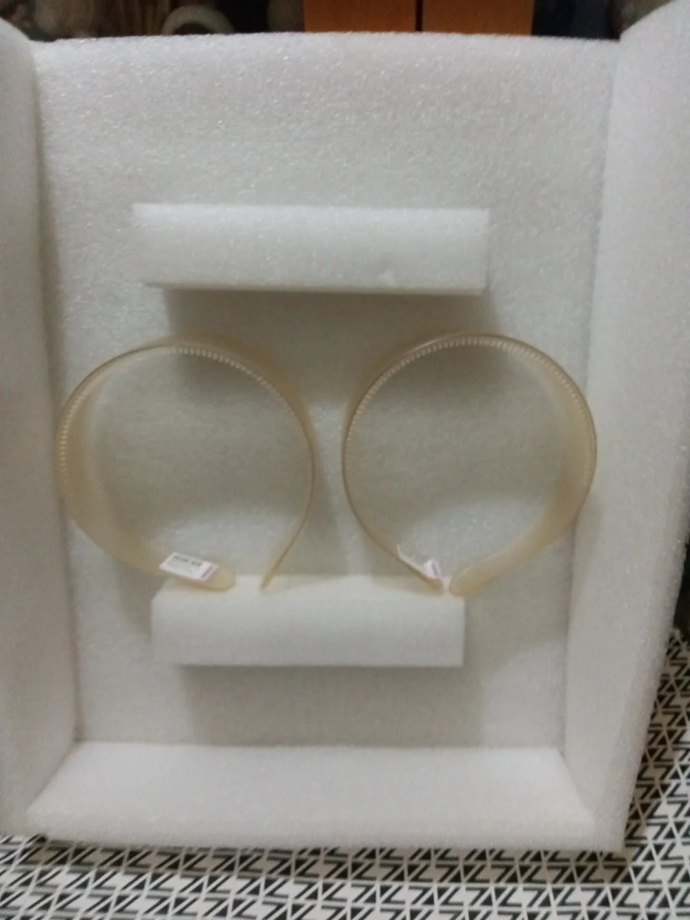 Beige Plastic Headband - Neutral Women’s Hair Accessory